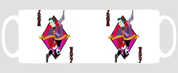Multicolor_Joker_Clown_Prince_Of_Crome_Harlry_Quin_Of_Hate_Ceramic_Mug