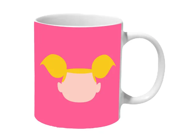 Multicolor_Dexter'S_Deedee_Pink_Background_Ceramic_Mug