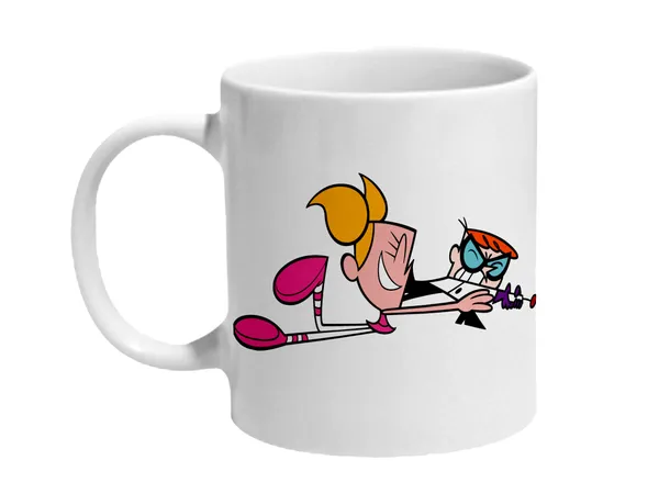 Multicolor_Dexter_And_Deedee_Fighting_For_The_Remote_Ceramic_Mug