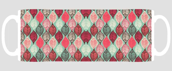 Multicolor_Beautiful_Leaf_Pattern_Ceramic_Mug