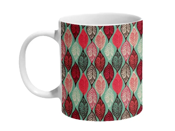 Multicolor_Beautiful_Leaf_Pattern_Ceramic_Mug