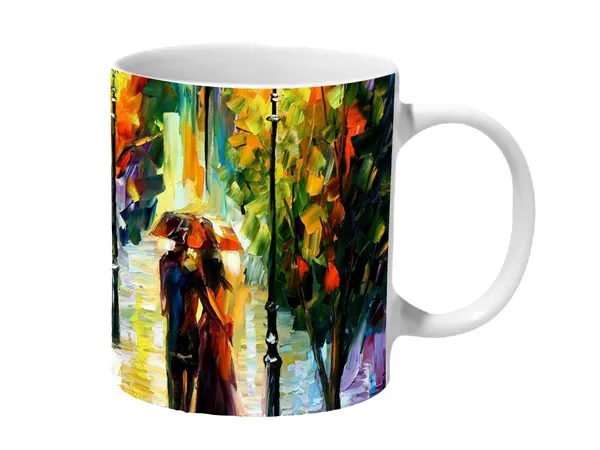 Multicolor_Couples_Walking_Under_The_Umbrella_Art_Ceramic_Mug