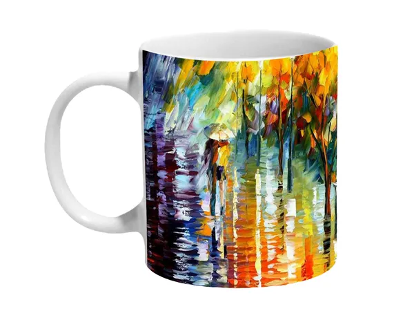 Multicolor_Couples_Walking_Under_The_Umbrella_Art_Ceramic_Mug