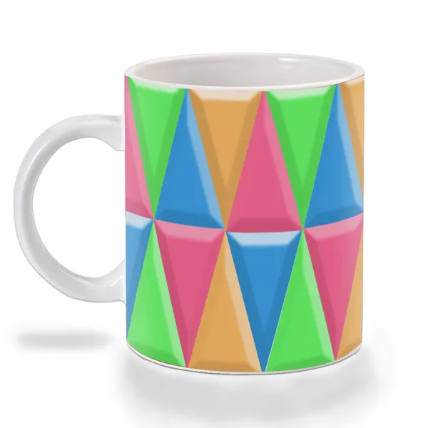 Multicolor_Multicolor_Triangle_Pattern_Ceramic_Mug
