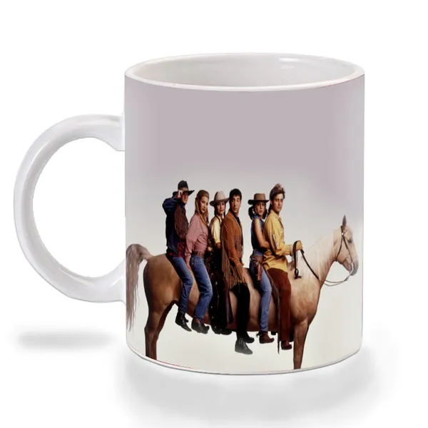 Multicolor_Friends_On_A_Horse_Ceramic_Mug