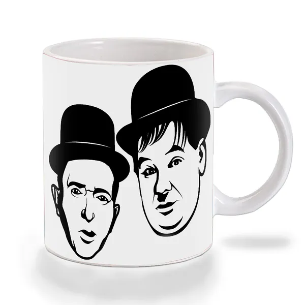Multicolor_Laurel_And_Hardy_Vector_Black_Amd_Ceramic_Mug