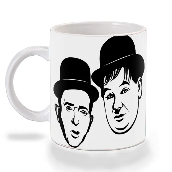 Multicolor_Laurel_And_Hardy_Vector_Black_Amd_Ceramic_Mug