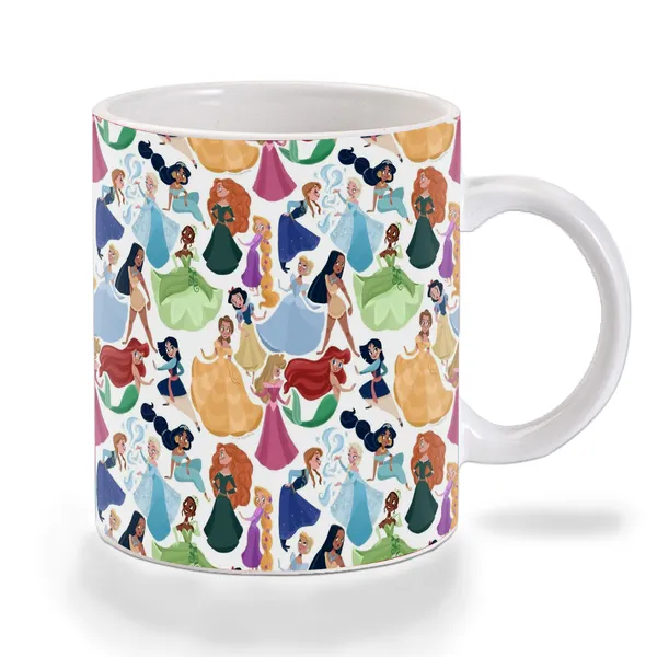 Multicolor_Princess_Group_Art_Ceramic_Mug