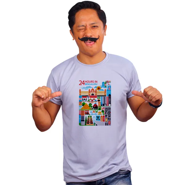 Grey_24_Hours_In_Bengaluru_India__Quick-Dri_T-Shirt_For_Men
