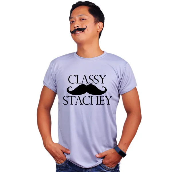 Grey_Classy_Stachy_Quick-Dri_T-Shirt_For_Men
