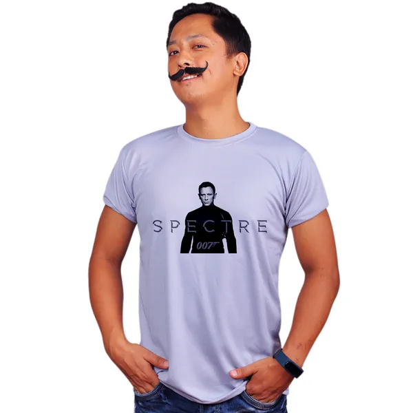 Grey_Daniel_Craig_Spectre_James_Bond_007__Quick-Dri_T-Shirt_For_Men