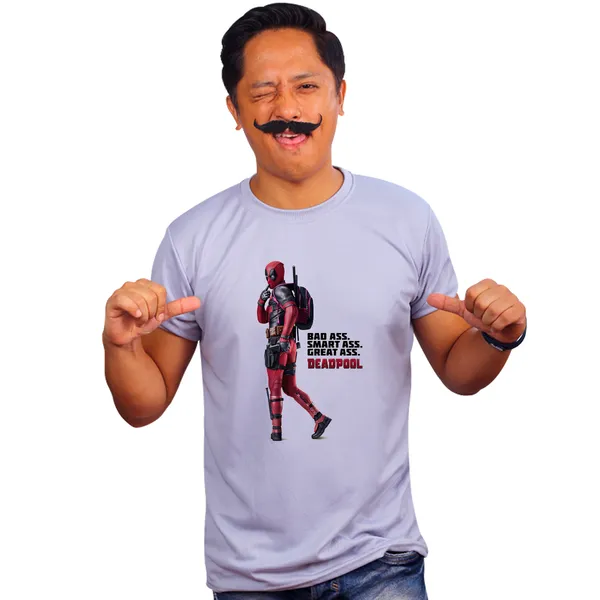 Grey_Deadpool_Movie_Quick-Dri_T-Shirt_For_Men