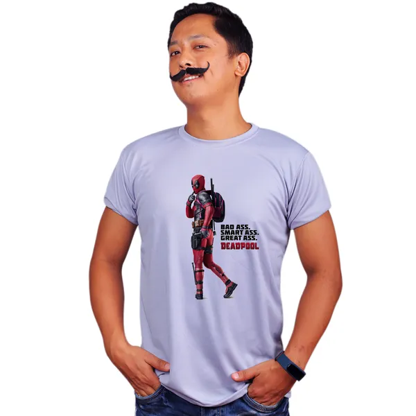 Grey_Deadpool_Movie_Quick-Dri_T-Shirt_For_Men