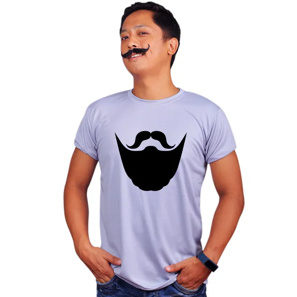 Grey_Desi_Beard_Quick-Dri_T-Shirt_For_Men