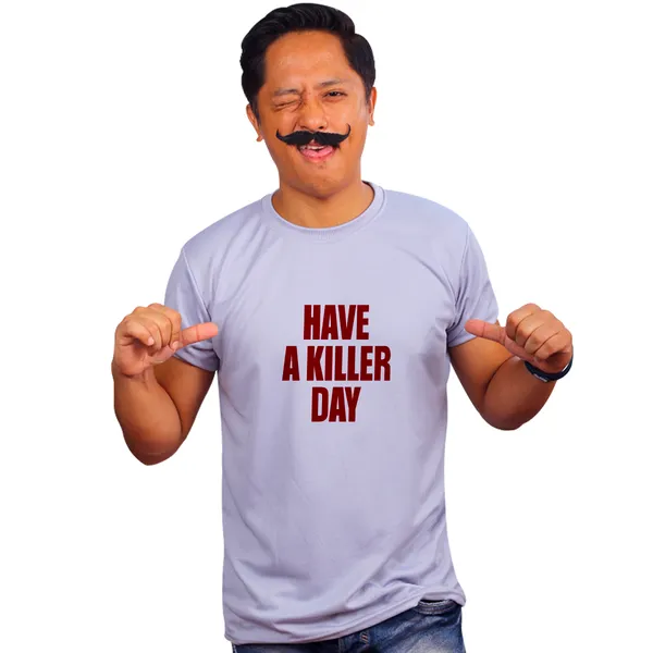 Grey_Dexter_Have_A_Killer_Day_Quick-Dri_T-Shirt_For_Men
