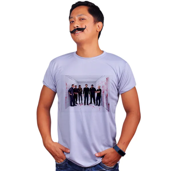 Grey_Dexter_Season_8_Wallpaper_160_GSM_Quick-Dri_T-Shirt_For_Men