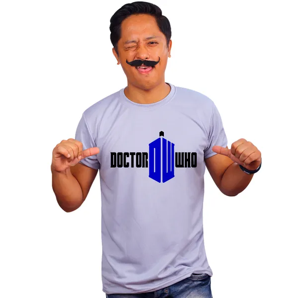 Grey_Doctor_Who_Dw_160_GSM_Quick-Dri_T-Shirt_For_Men
