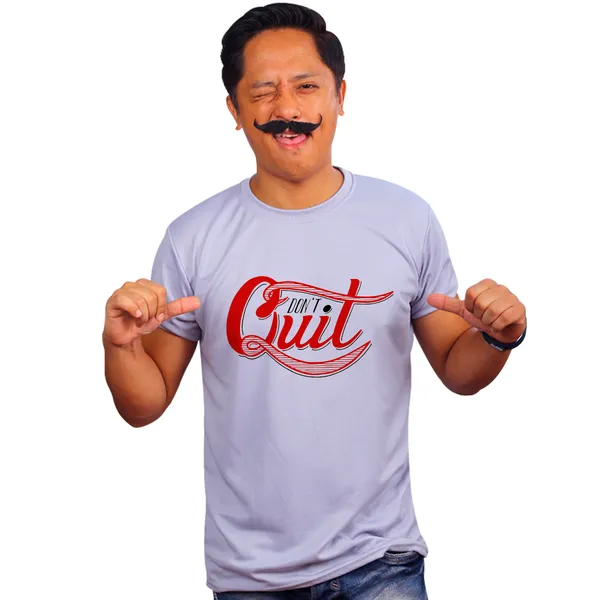 Grey_Dont_Quit_160_GSM_Quick-Dri_T-Shirt_For_Men