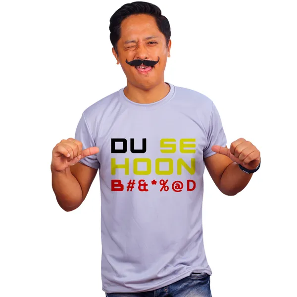 Grey_Du_Se_Hoon_Bc_Quick-Dri_T-Shirt_For_Men