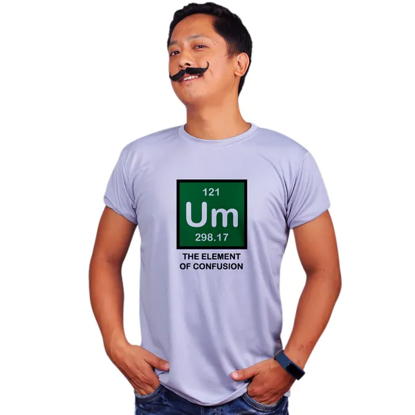 Grey_Element_Of_Confusion_Quick-Dri_T-Shirt_For_Men