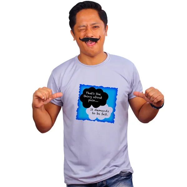 Grey_Fault_In_Our_Stars_Pain_Demands_To_Be_Felt_Quote_Quick-Dri_T-Shirt_For_Men