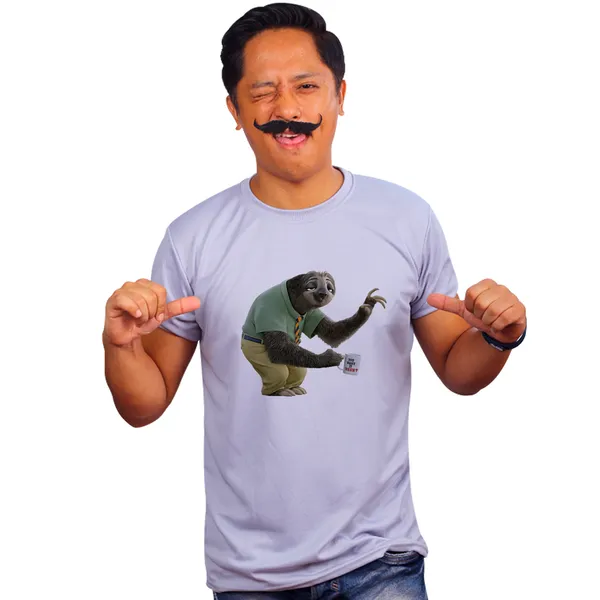 Grey_Flash_Zootopia_Quick-Dri_T-Shirt_For_Men