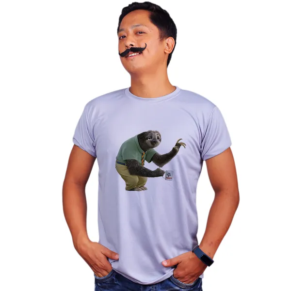 Grey_Flash_Zootopia_Quick-Dri_T-Shirt_For_Men