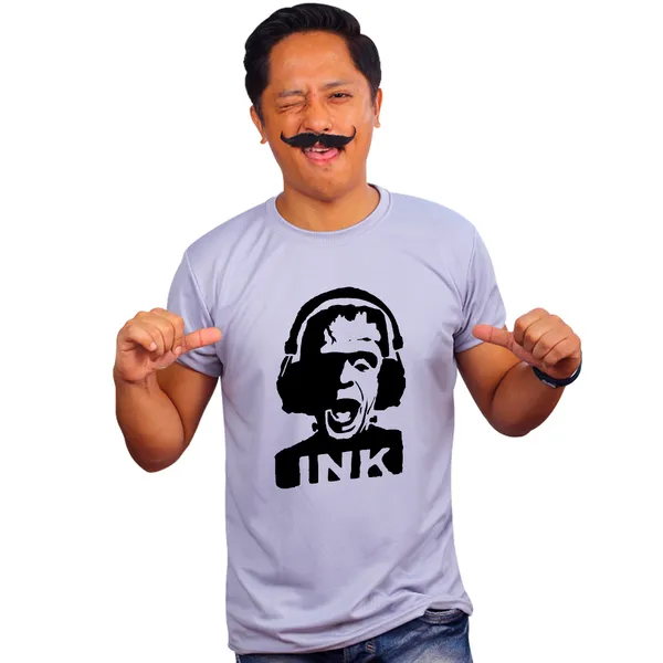 Grey_Frankie_Music_Quick-Dri_T-Shirt_For_Men