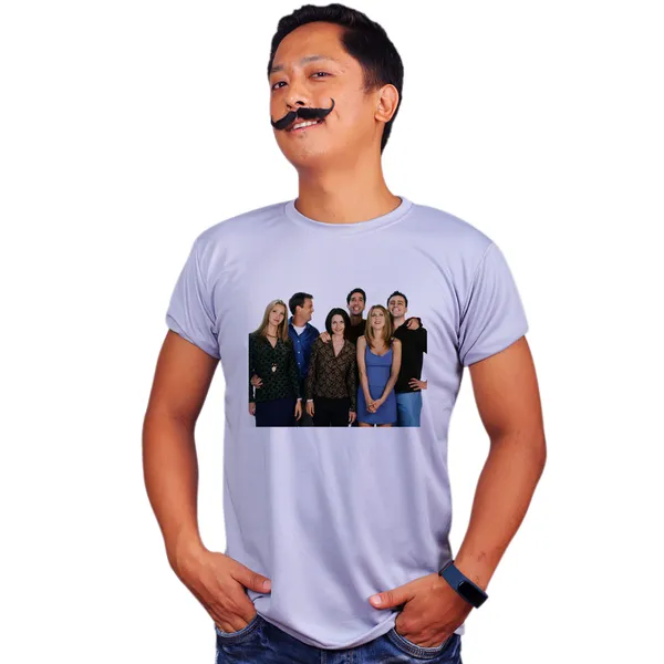 Grey_Friends_Behind_The_Scenes_160_GSM_Quick-Dri_T-Shirt_For_Men