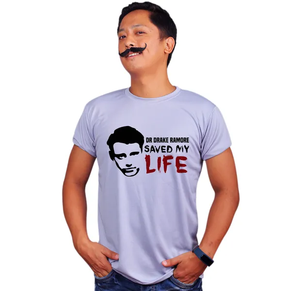 Grey_Friends_Dr_Drake_Ramore_Saved_My_Life_Quick-Dri_T-Shirt_For_Men