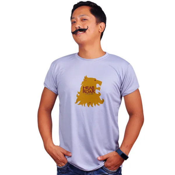 Grey_Game_Of_Thrones_Hear_Me_Roar_Lannister_Quick-Dri_T-Shirt_For_Men