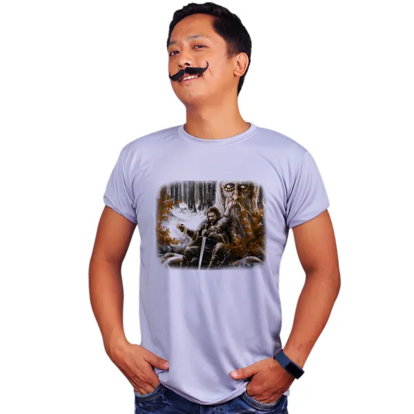 Grey_Game_Of_Thrones_Ned_Stark_Godswood_Quick-Dri_T-Shirt_For_Men