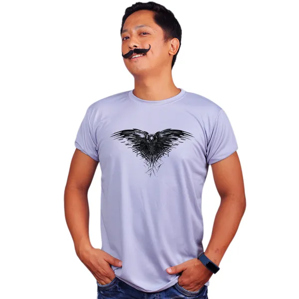 Grey_Game_Of_Thrones_Three_Eyed_Raven_Art_Quick-Dri_T-Shirt_For_Men