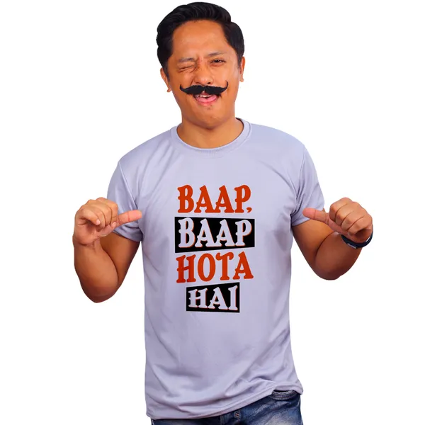 Grey_Baap_Baap_Hota_Hai_Quick-Dri_T-Shirt_For_Men