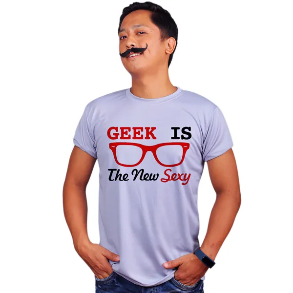 Grey_Geek_Is_The_New_Sexy_Black_And_Red_Quick-Dri_T-Shirt_For_Men