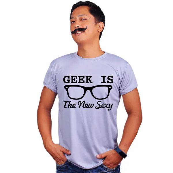 Grey_Geek_Is_The_New_Sexy_Black_And_Quick-Dri_T-Shirt_For_Men