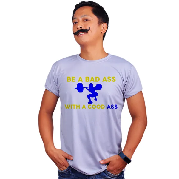Grey_Bad_Ass_With_Good_Ass_Blue_And_Yellow_Quick-Dri_T-Shirt_For_Men