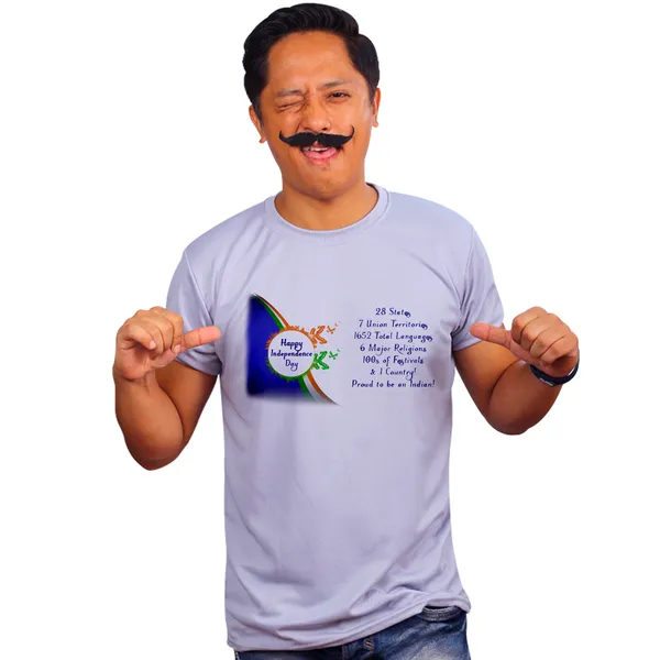 Grey_Happy_Independence_Day_160_GSM_Quick-Dri_T-Shirt_For_Men
