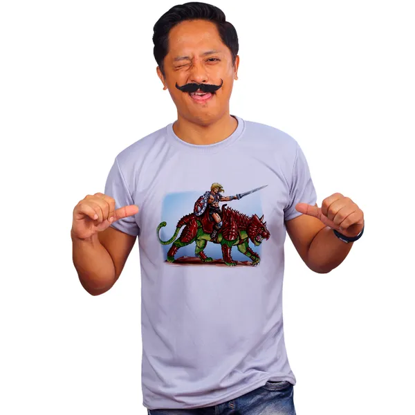 Grey_He_Man_And_Tiger_Armor_Quick-Dri_T-Shirt_For_Men