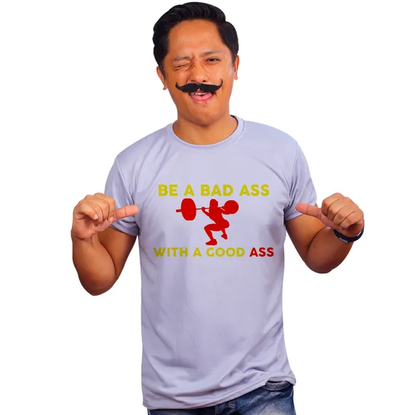 Grey_Bad_Ass_With_Good_Ass_Red_And_Yellow_Quick-Dri_T-Shirt_For_Men