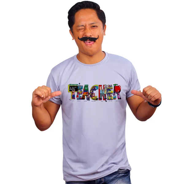 Grey_How_To_Become_A_Teacher_160_GSM_Quick-Dri_T-Shirt_For_Men