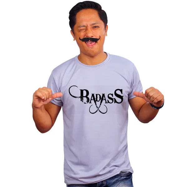 Grey_Badass_Quick-Dri_T-Shirt_For_Men