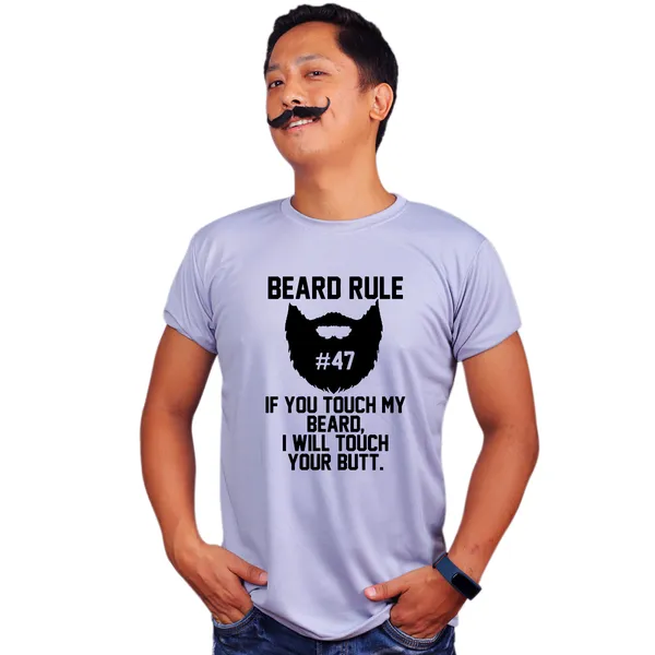 Grey_If_You_Touch_My_Beard_I_Will_Touch_Your_Butt_Quick-Dri_T-Shirt_For_Men
