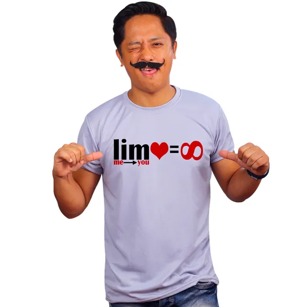 Grey_Infinity_Of_Love_160_GSM_Quick-Dri_T-Shirt_For_Men