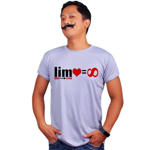 Grey_Infinity_Of_Love_160_GSM_Quick-Dri_T-Shirt_For_Men