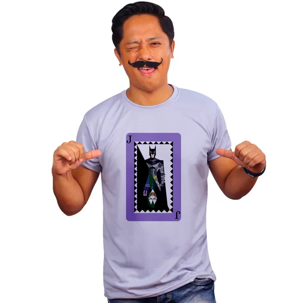 Grey_Batman_And_Joker_Card_Quick-Dri_T-Shirt_For_Men