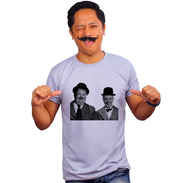 Grey_Laurel_&Amp;_Hardy_Laughing_Quick-Dri_T-Shirt_For_Men