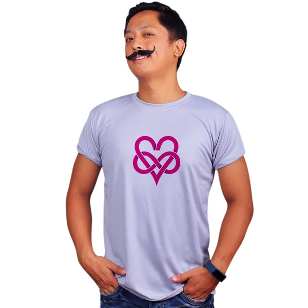 Grey_Love_To_Infinity_160_GSM_Quick-Dri_T-Shirt_For_Men