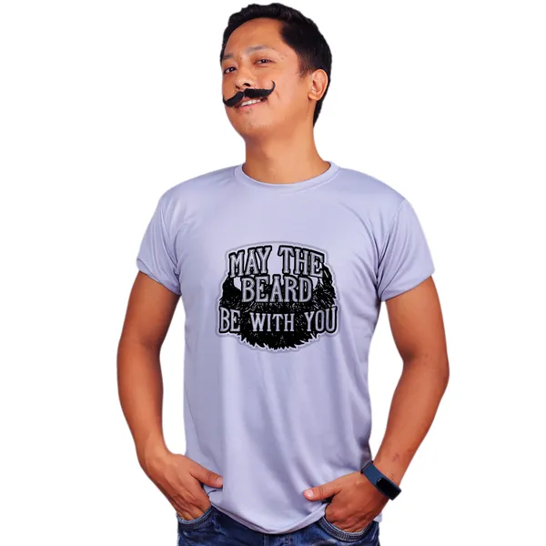 Grey_May_The_Beard_Be_With_You_Quick-Dri_T-Shirt_For_Men