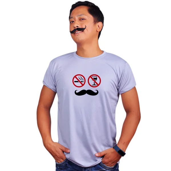 Grey_No_Smoking_No_Drinking_Just_Mooching_Quick-Dri_T-Shirt_For_Men